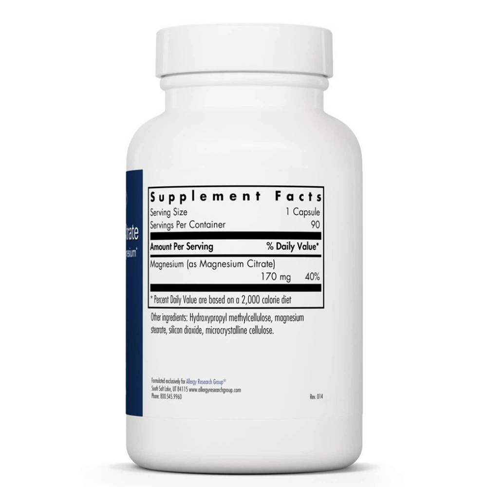 Magnesium Citrate (90 capsules)