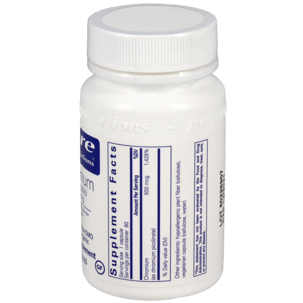Chromium (Picolinate) 500mcg (60 capsules)