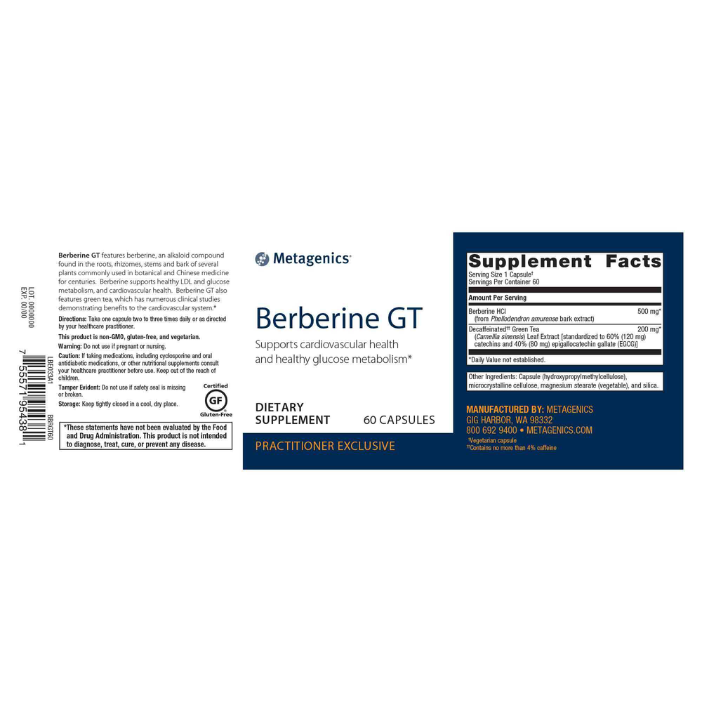 Berberine GT (60 capsules)