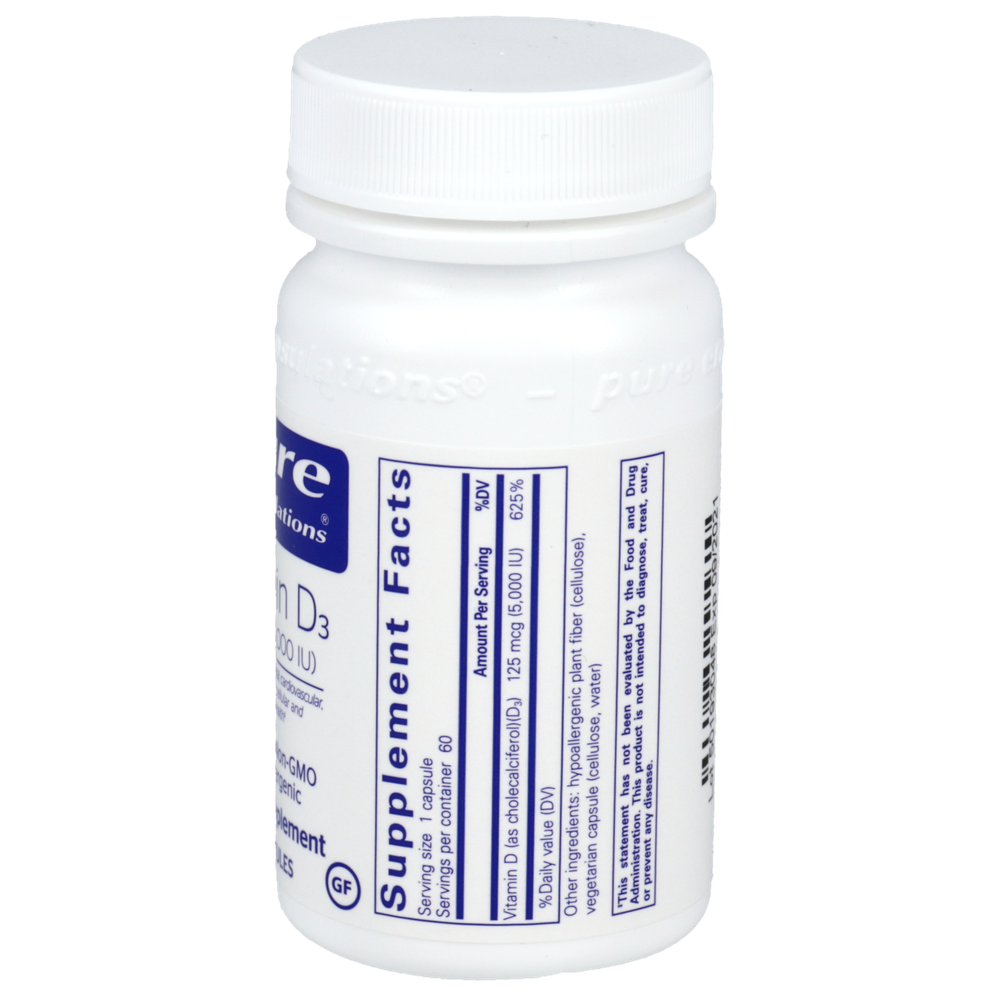 Vitamin D3 125mcg (5,000IU) (60 capsules)