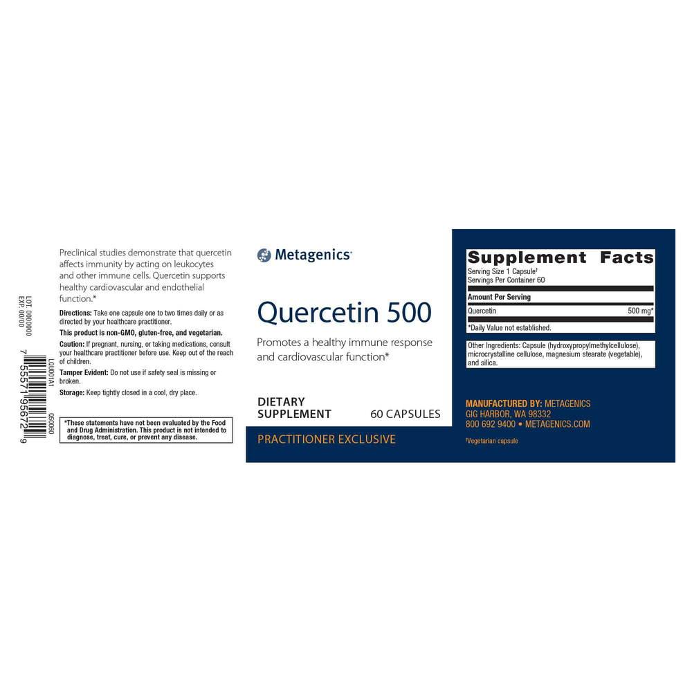 Quercetin 500 (60 capsules)