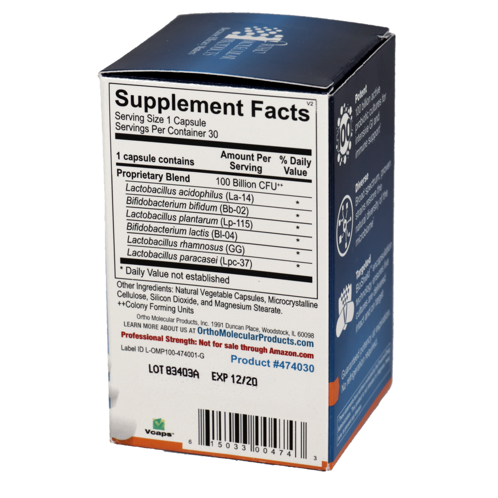 Ortho Biotic 100 (30 capsules)