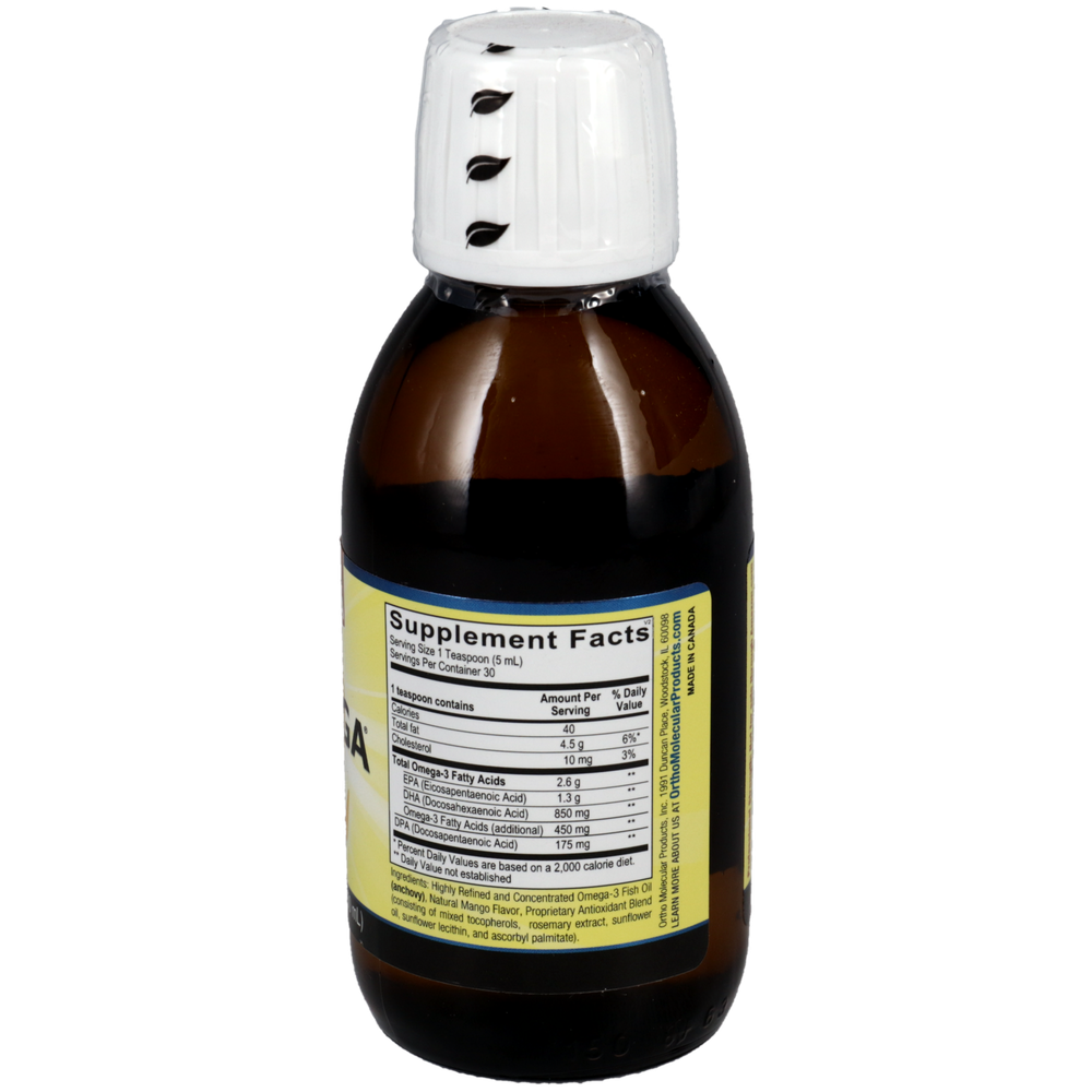 Orthomega® Liquid Fish Oil- Mango (150 Milliliters)