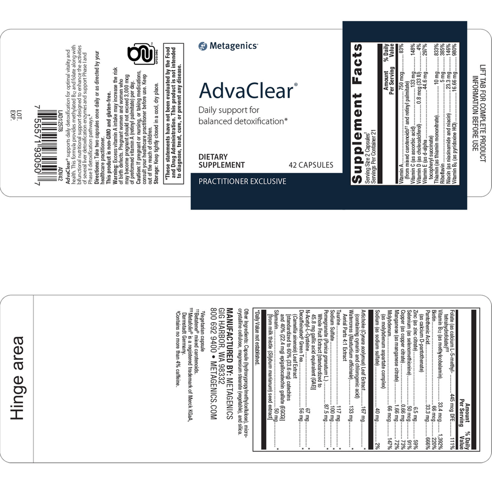 AdvaClear® (42 capsules)