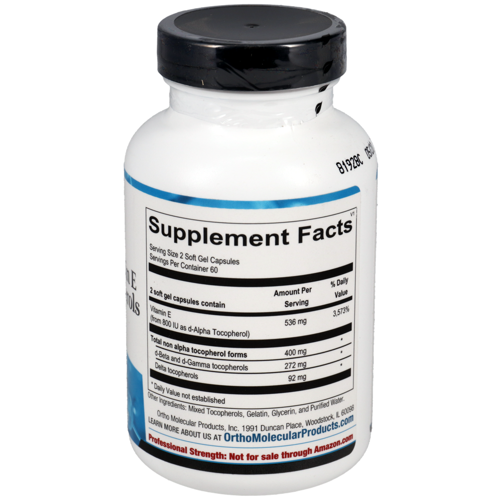 Natural Vitamin E Mixed Tocopherols (120 Softgels)