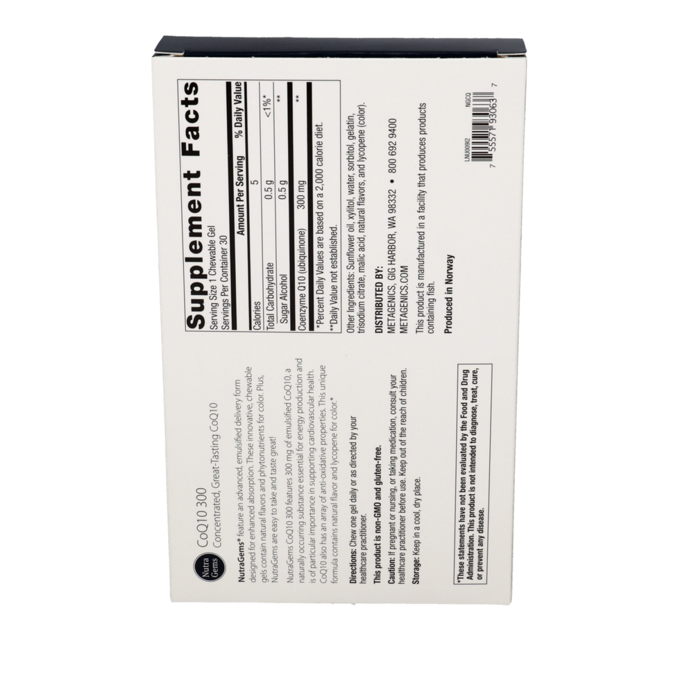 NutraGems® CoQ10 300 (30 Chewables)