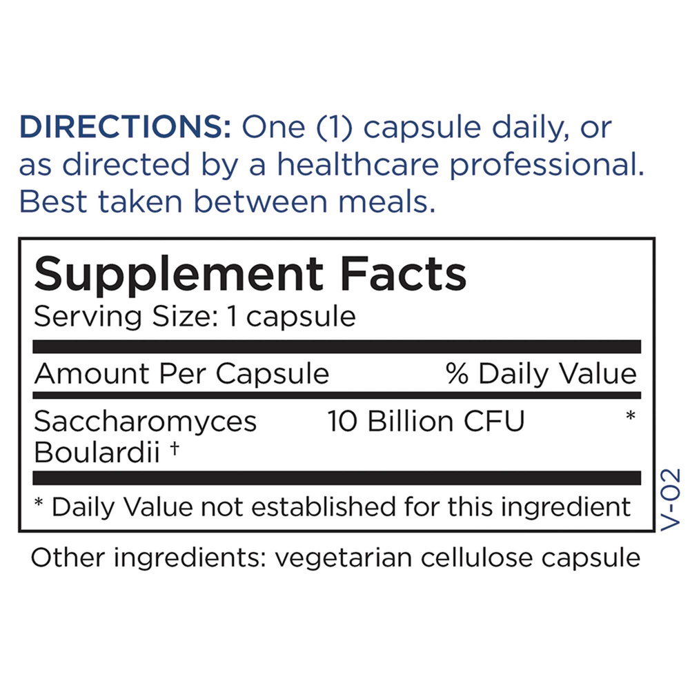 Saccharomyces Boulardii 10 Billion (60 capsules)