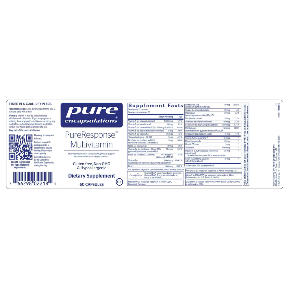 PureResponse™ Multivitamin (60 capsules)