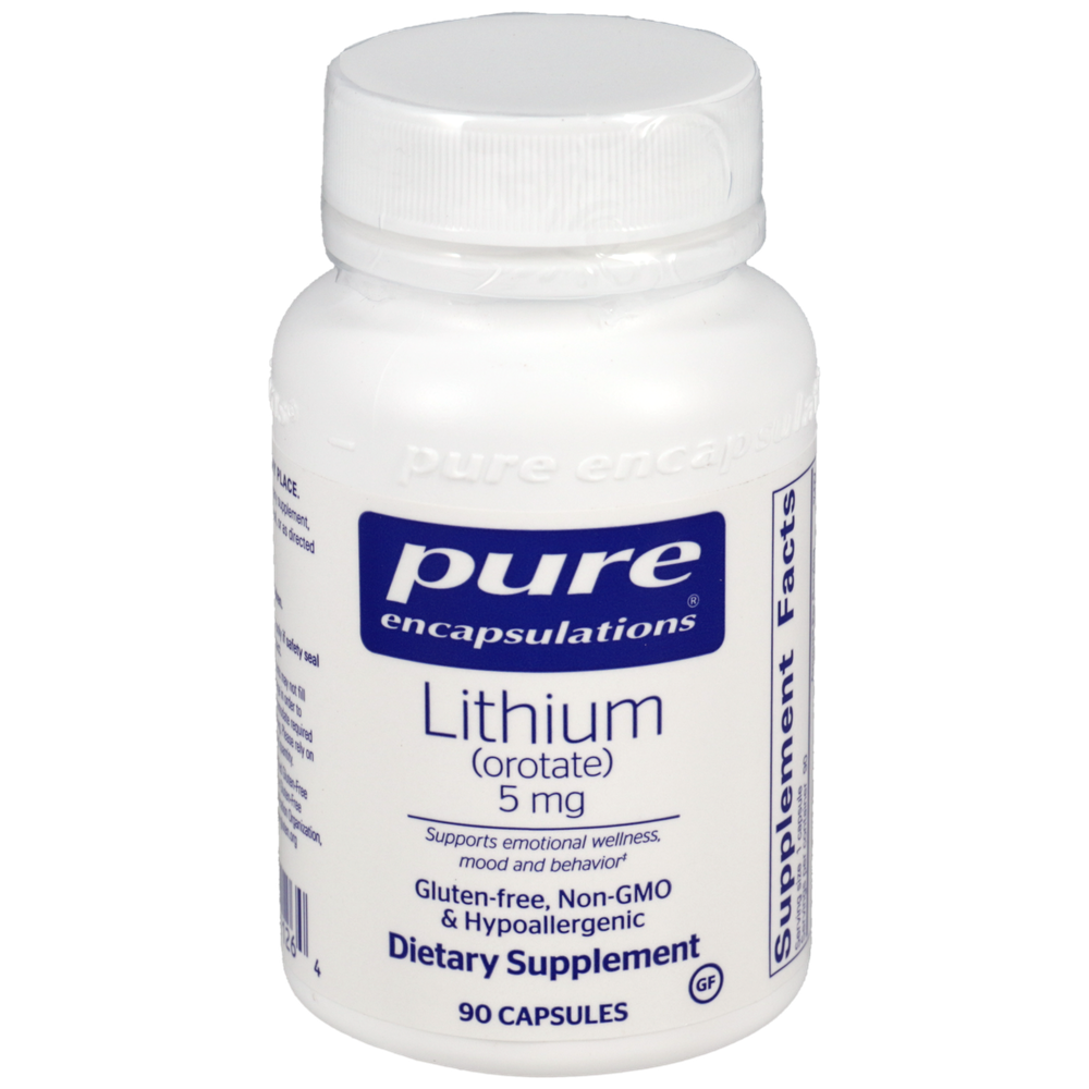 Lithium (Orotate) 5mg (90 capsules)