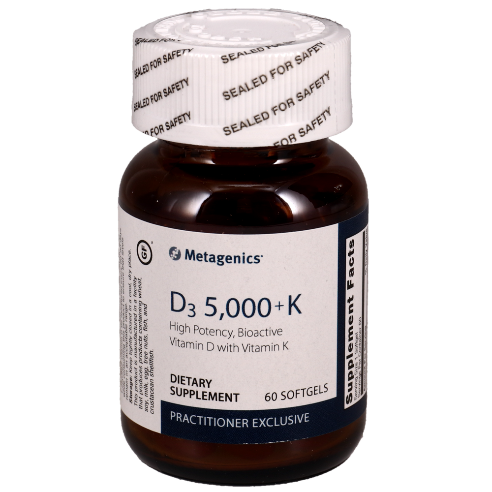 D3 5,000 + K (60 Softgels)