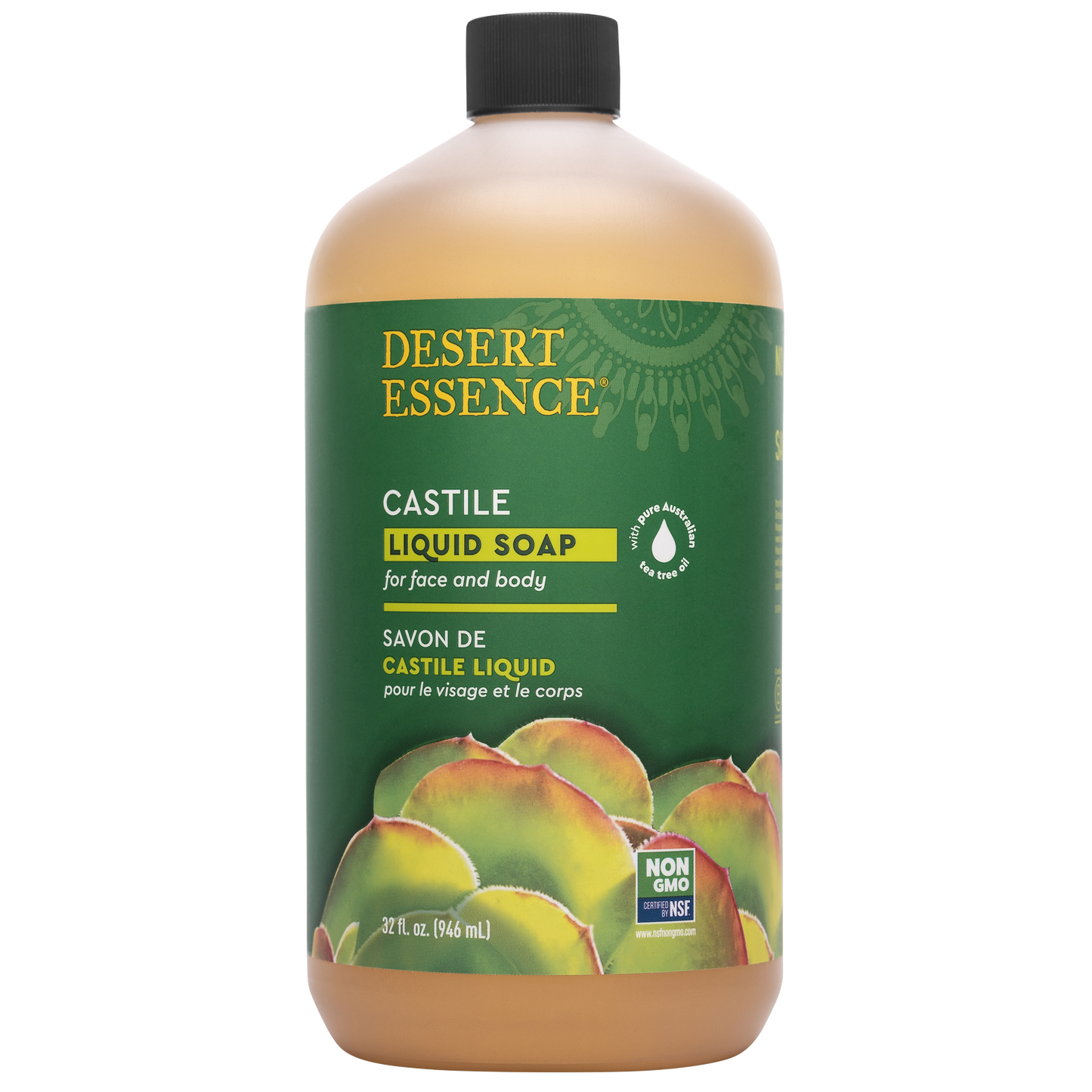 Liquid Castile Soap w/Tea Tree 32 fl oz
