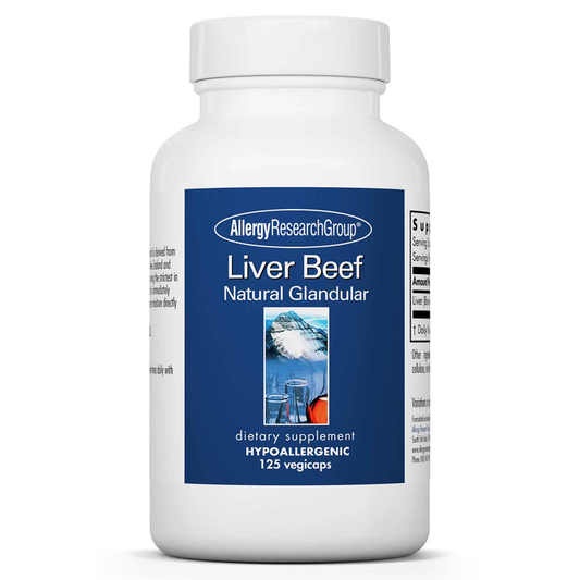 Liver Beef Glandular 500mg (120 capsules)