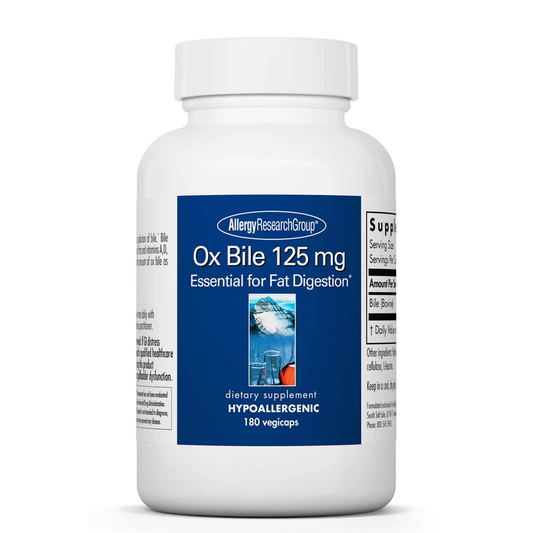 Ox Bile 125mg (180 capsules)