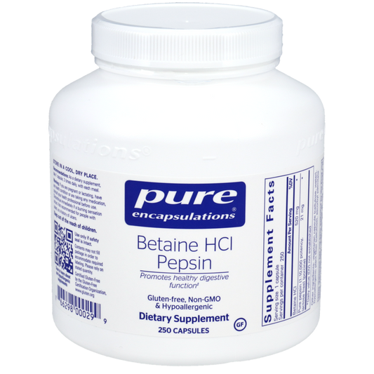 Betaine Hcl Pepsin (250 capsules)