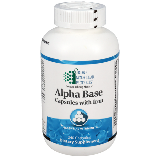 Alpha Base Capsules w/ Iron (240 capsules)